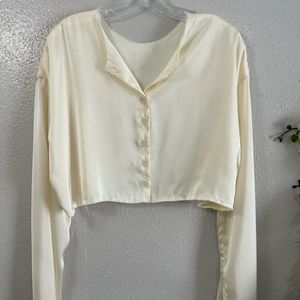 Orseund iris drop shoulder reversible top